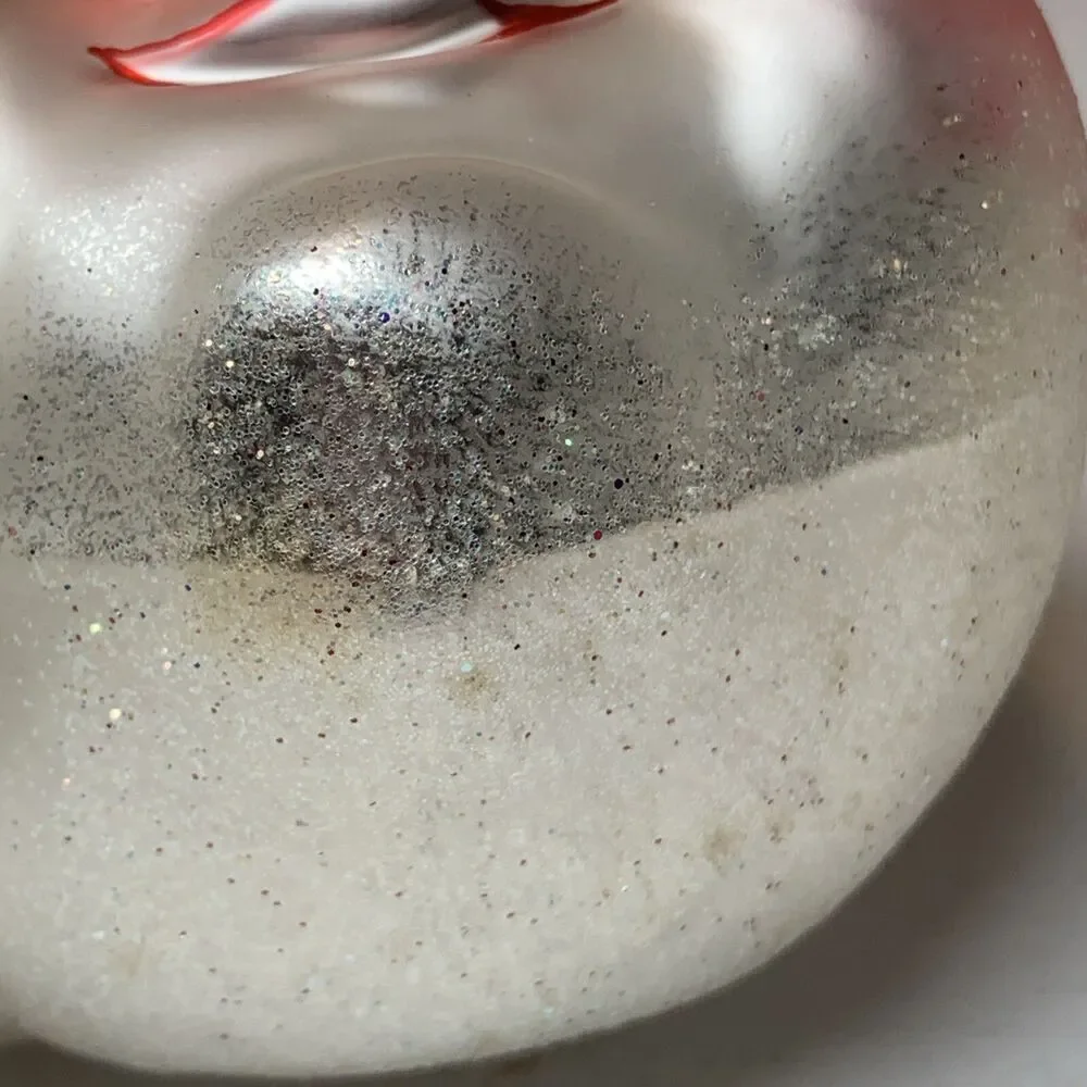 Glass Christmas Ornament Poland Santa Claus Snowman Holiday 5” Decoration